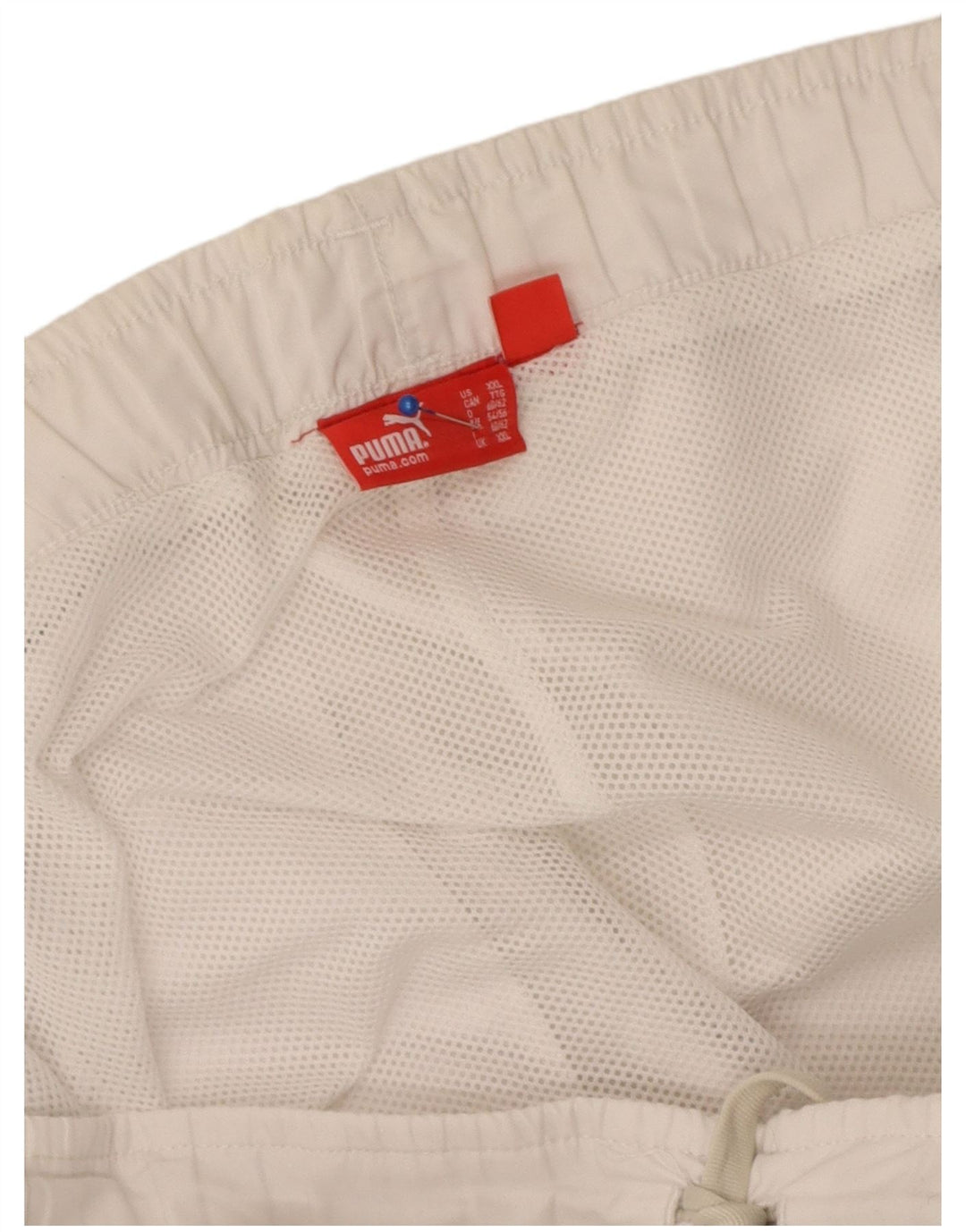 Puma Mens Graphic Sport Shorts 2XL White