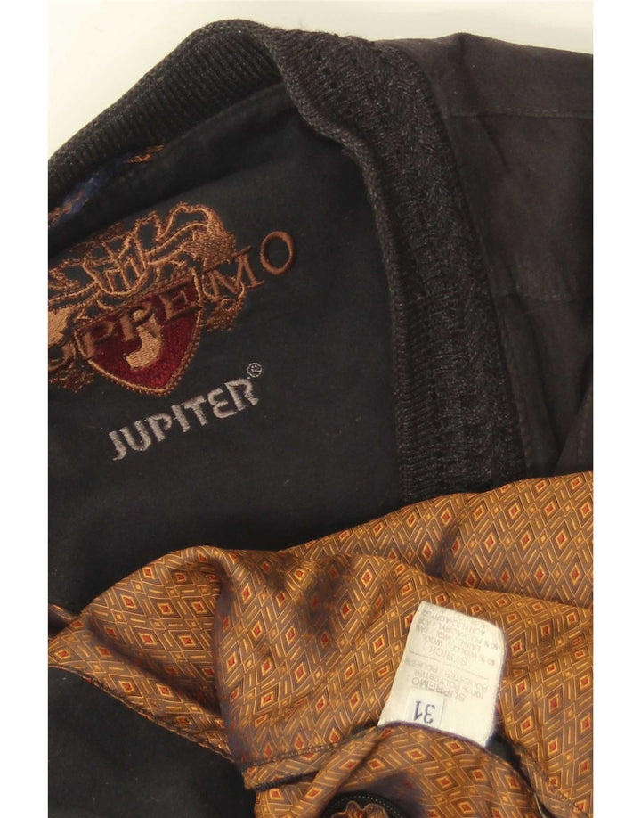 Jupiter Herren Bomberjacke UK 44 2XL Schwarz Polyester