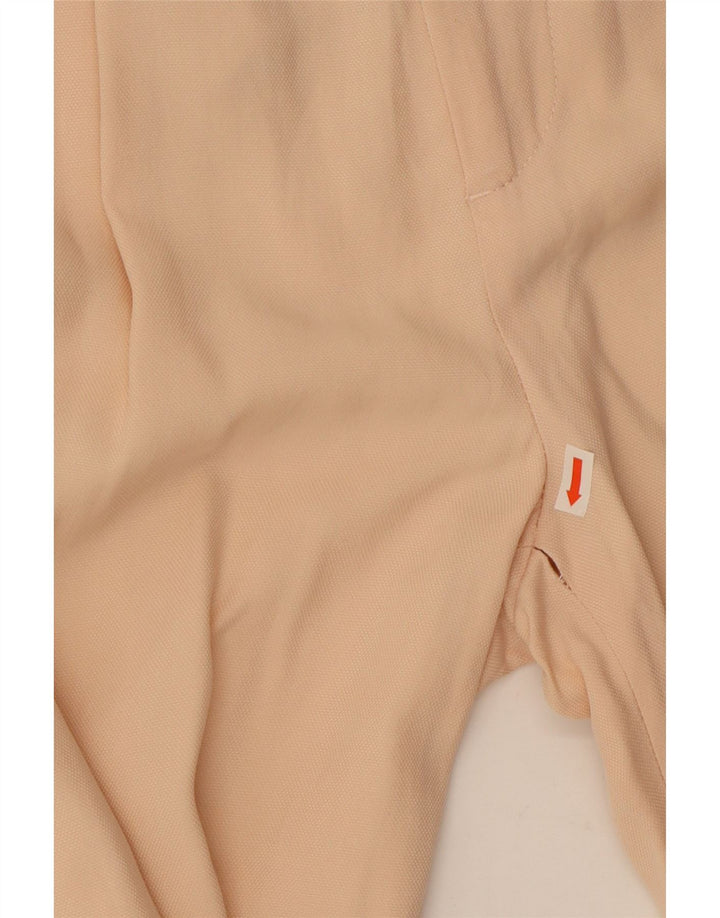 Zara Damen Capri-Hose mit Pegged, Größe S, W26, L22, Beige