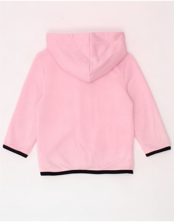 Champion Baby-Mädchen-Kapuzenpullover mit Reißverschluss, 12–18 Monate, rosa Farbblock