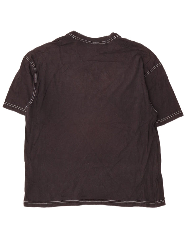 Nike Herren-T-Shirt mit Grafik, Größe S, schwarz, gestreift, Baumwolle