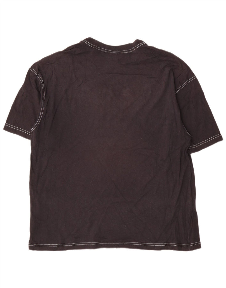 Nike Herren-T-Shirt mit Grafik, Größe S, schwarz, gestreift, Baumwolle