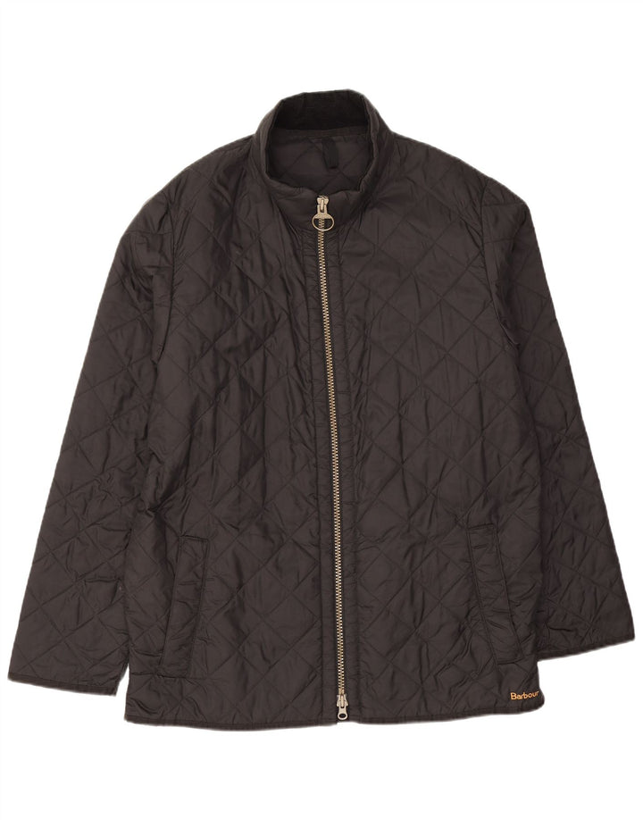 Barbour Herren Steppjacke UK 38 Medium Schwarz Polyamid