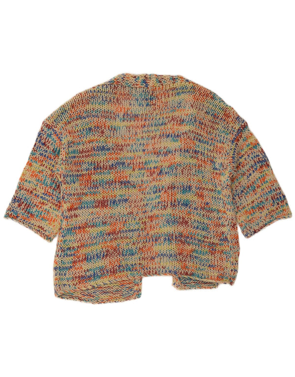 Zara Damen-Strickjacke in Übergröße mit 3/4-Ärmeln, Gr. 10, Größe S, Mehrfarbig
