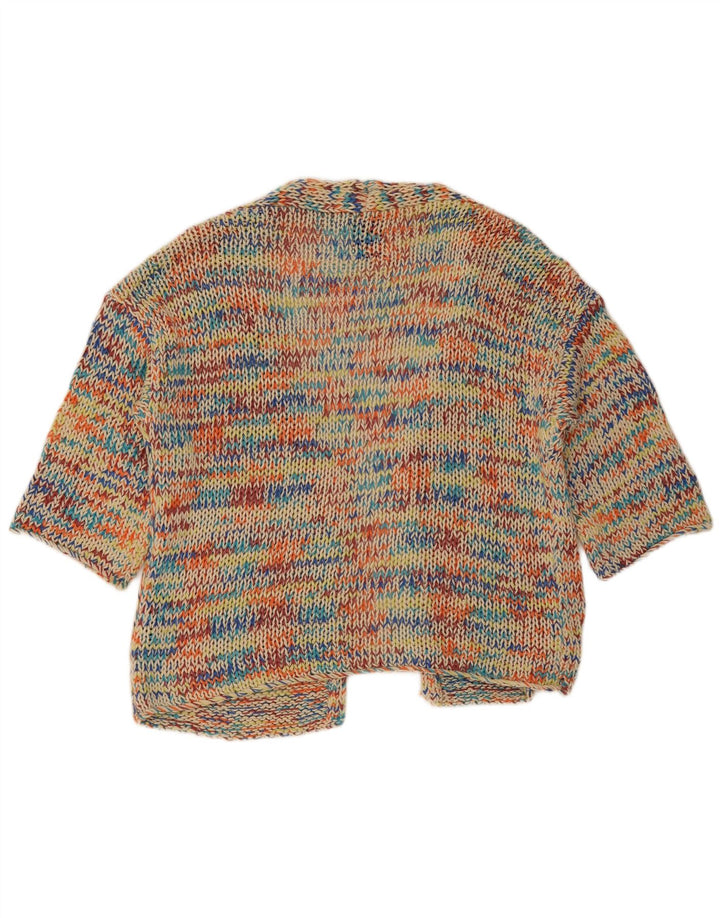 Zara Damen-Strickjacke in Übergröße mit 3/4-Ärmeln, Gr. 10, Größe S, Mehrfarbig