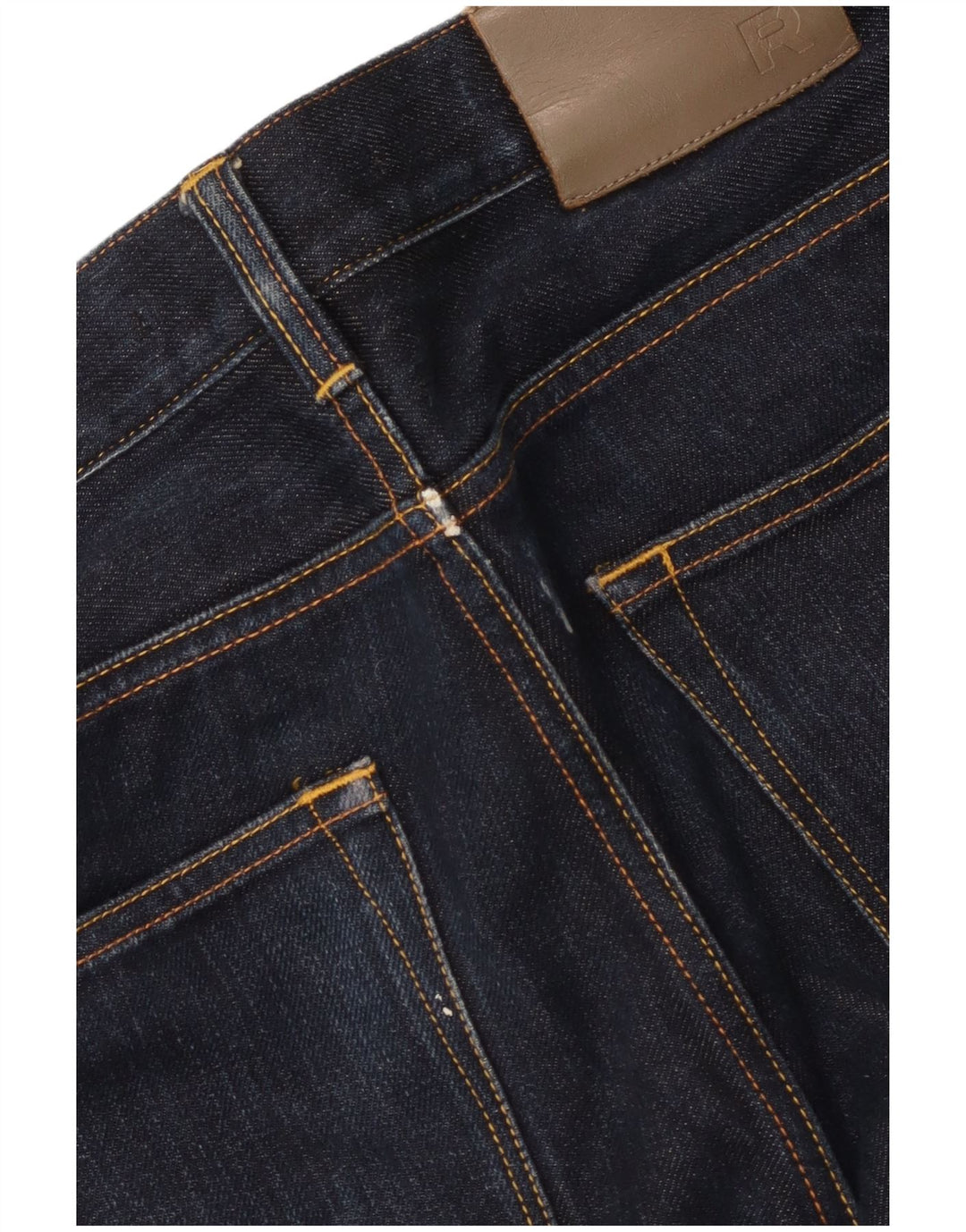 Reiss Damen Slim Jeans W32 L30 Marineblaue Baumwolle