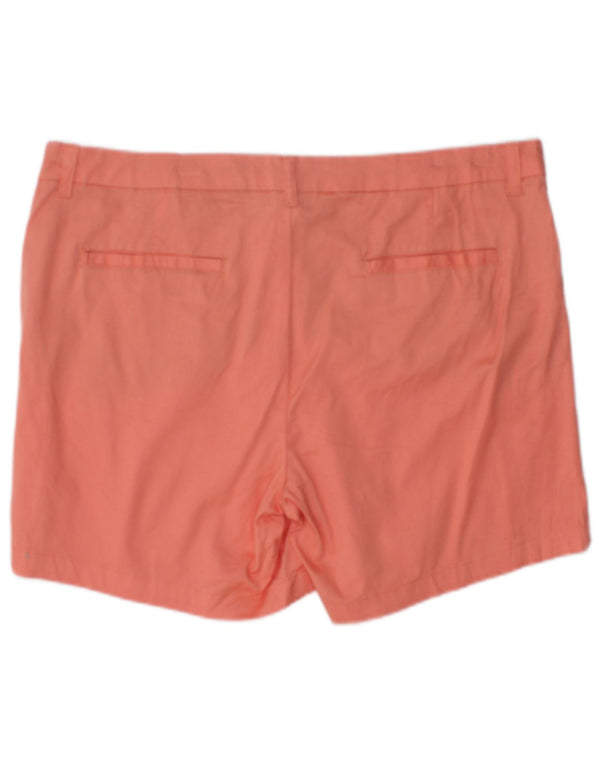 Lee Damen Riders Mid Rise Chino Shorts US 16 2XL W38 Rosa Baumwolle