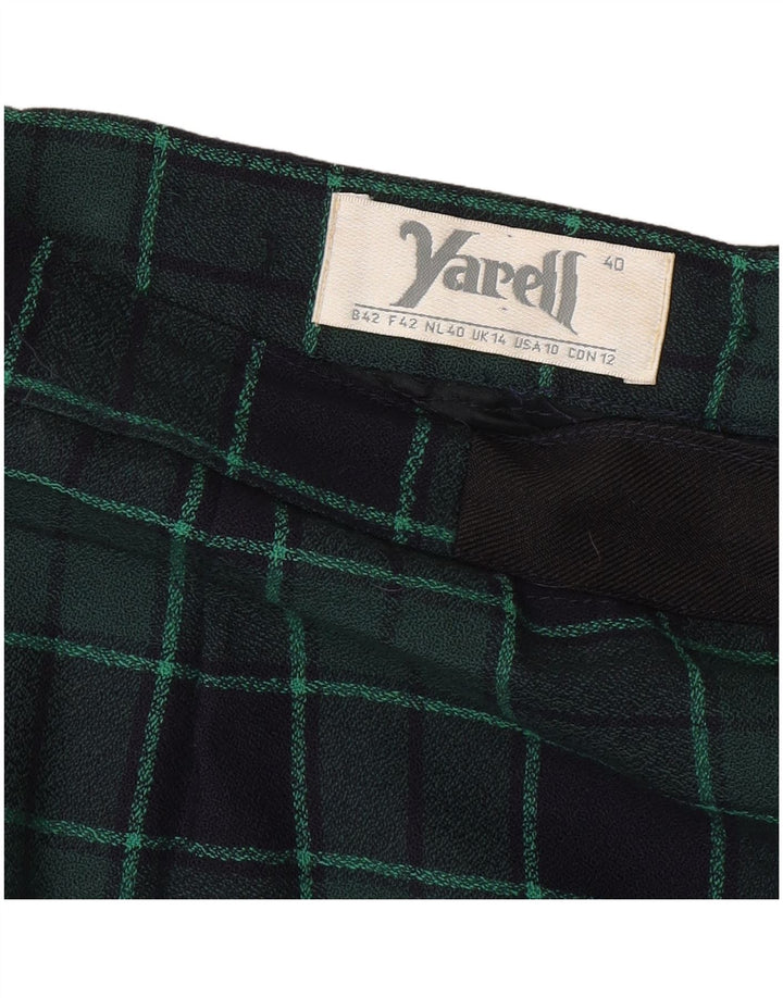 Yarell Damen Bleistiftrock EU 40 Medium W32 Grün kariert