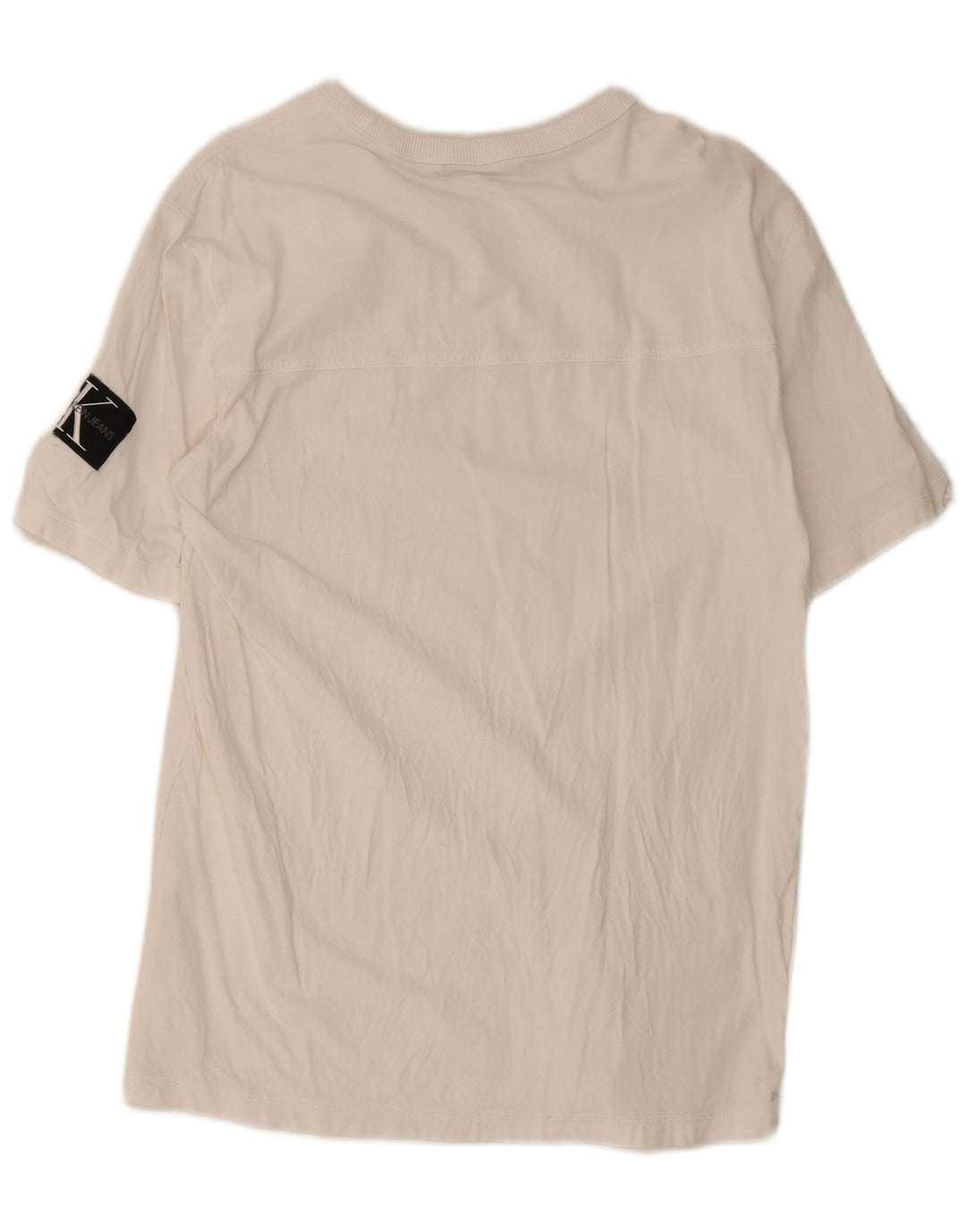 Calvin Klein Jeans Herren T-Shirt Top XL Weiß
