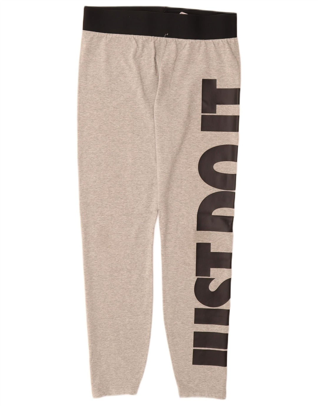 NIKE Damen Graphic Leggings UK 16 Large Graue Baumwolle