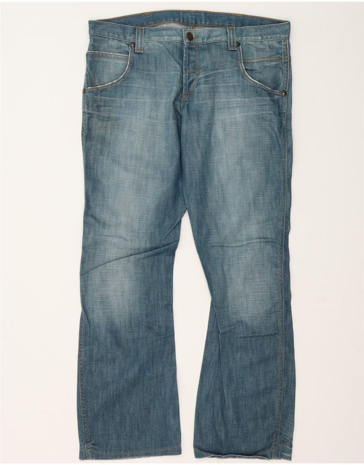 Wrangler Herren Sharkey Bootcut Jeans W36 L32 Blaue Baumwolle