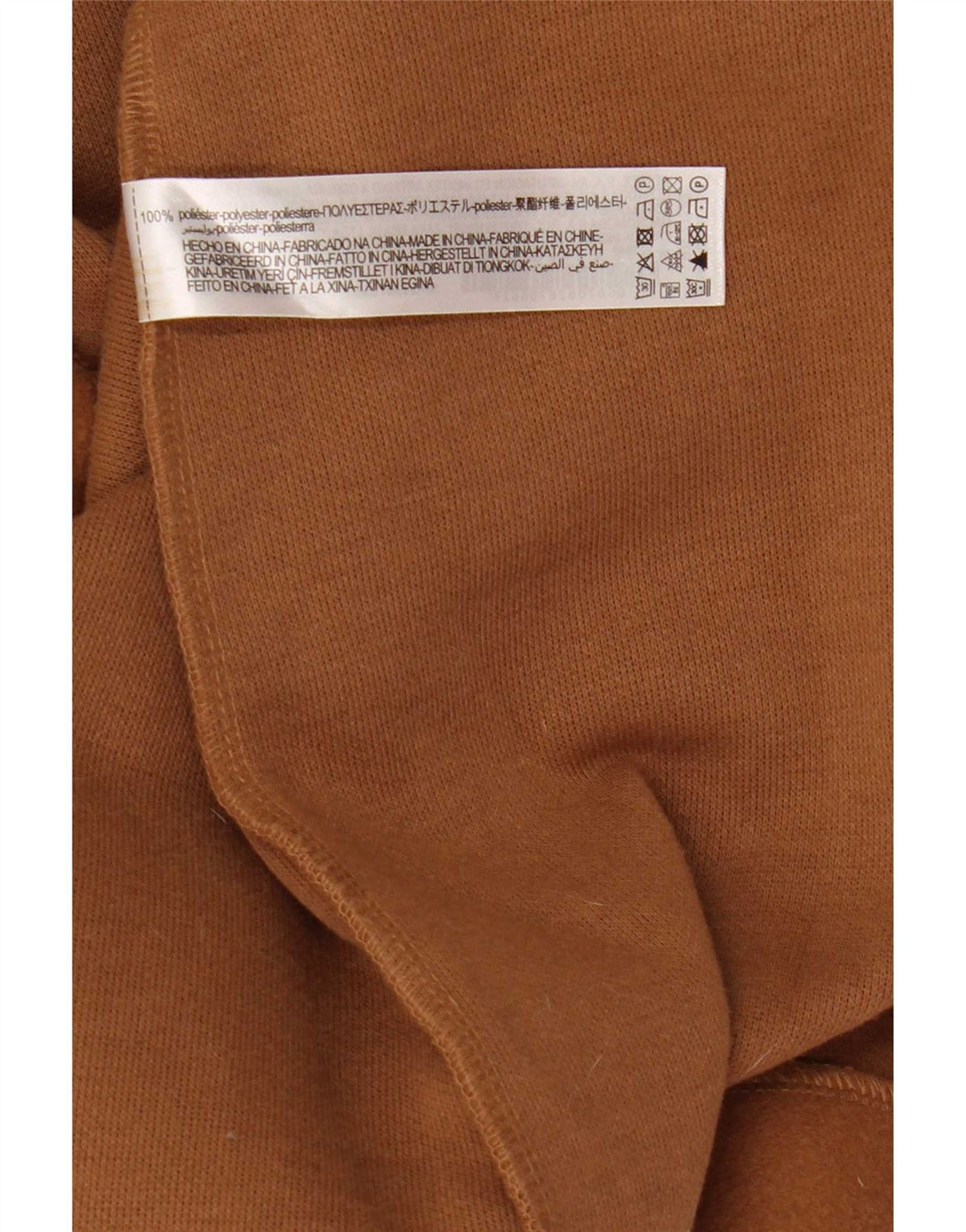 Zara Womens Open Overcoat UK 10 Small Braun Polyester