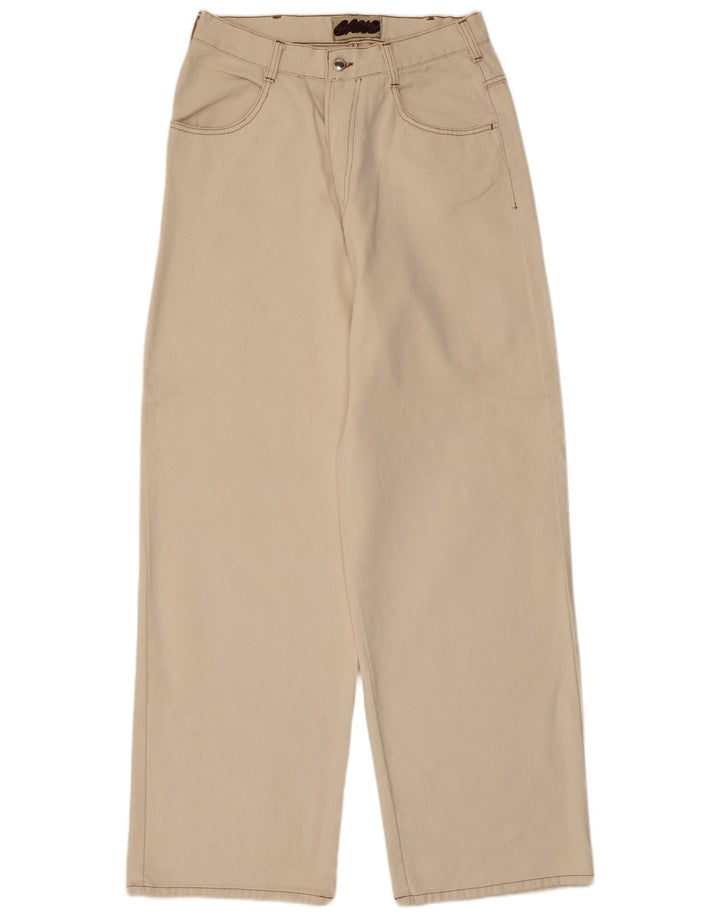 GANG Herren-Freizeithose mit weitem Bein, XL, W32, L33, cremefarbene Baumwolle