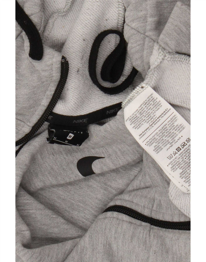Nike Herren-Kapuzenpullover mit Reißverschluss, mittelgraues Polyester