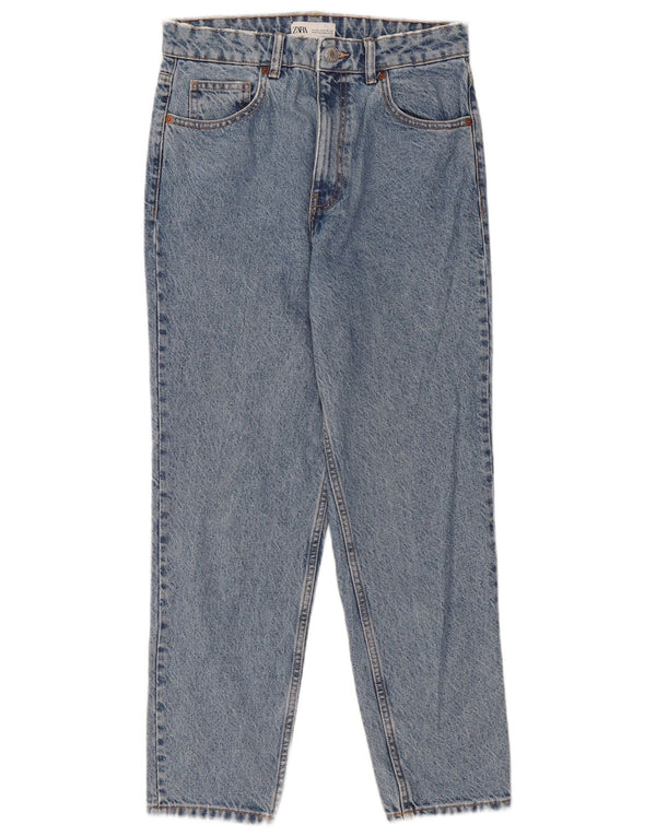 Zara Damen Tapered Jeans EU 38 Small W28 L27 Blaue Baumwolle