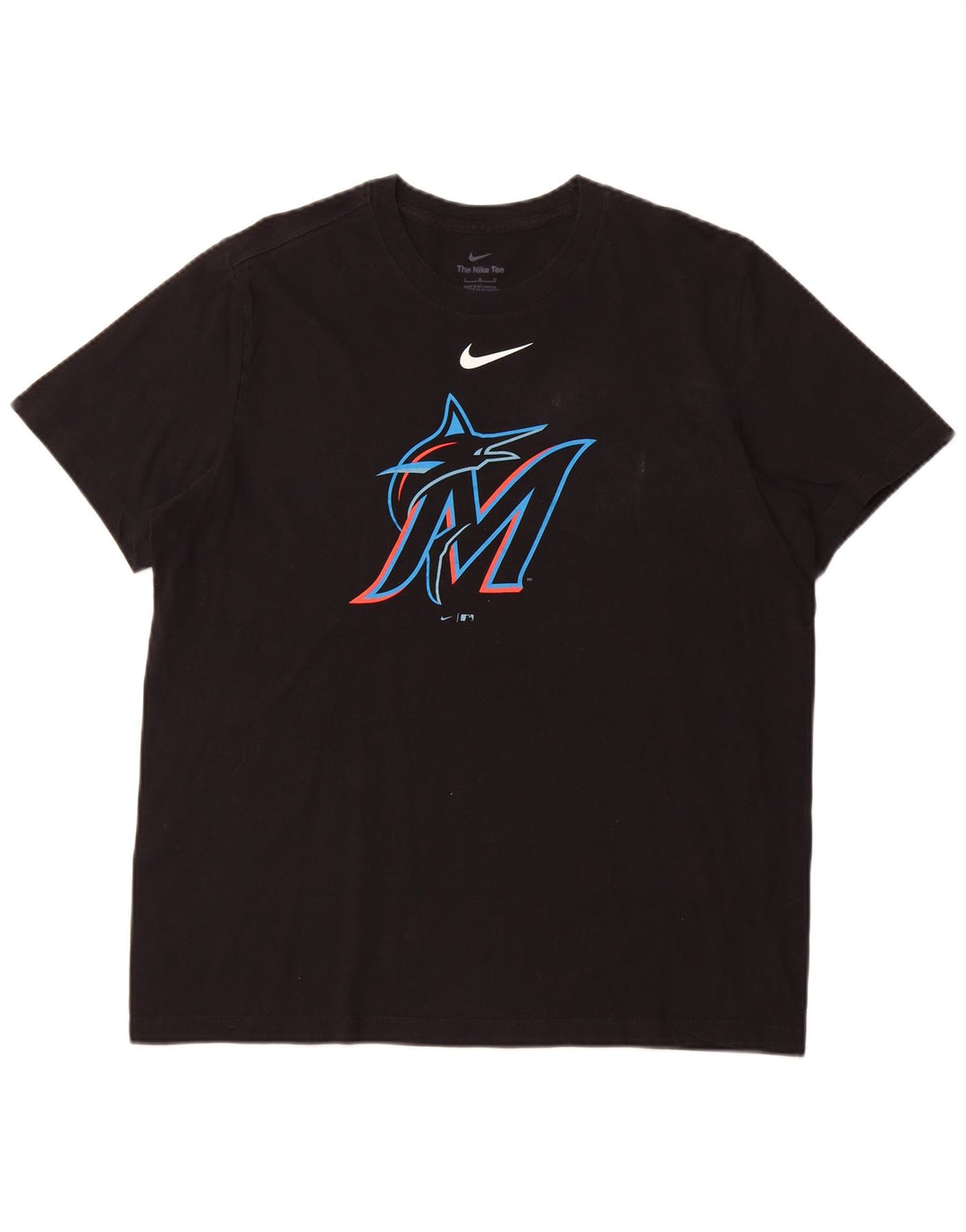 NIKE Herren-T-Shirt mit Grafik, Größe L, Schwarz