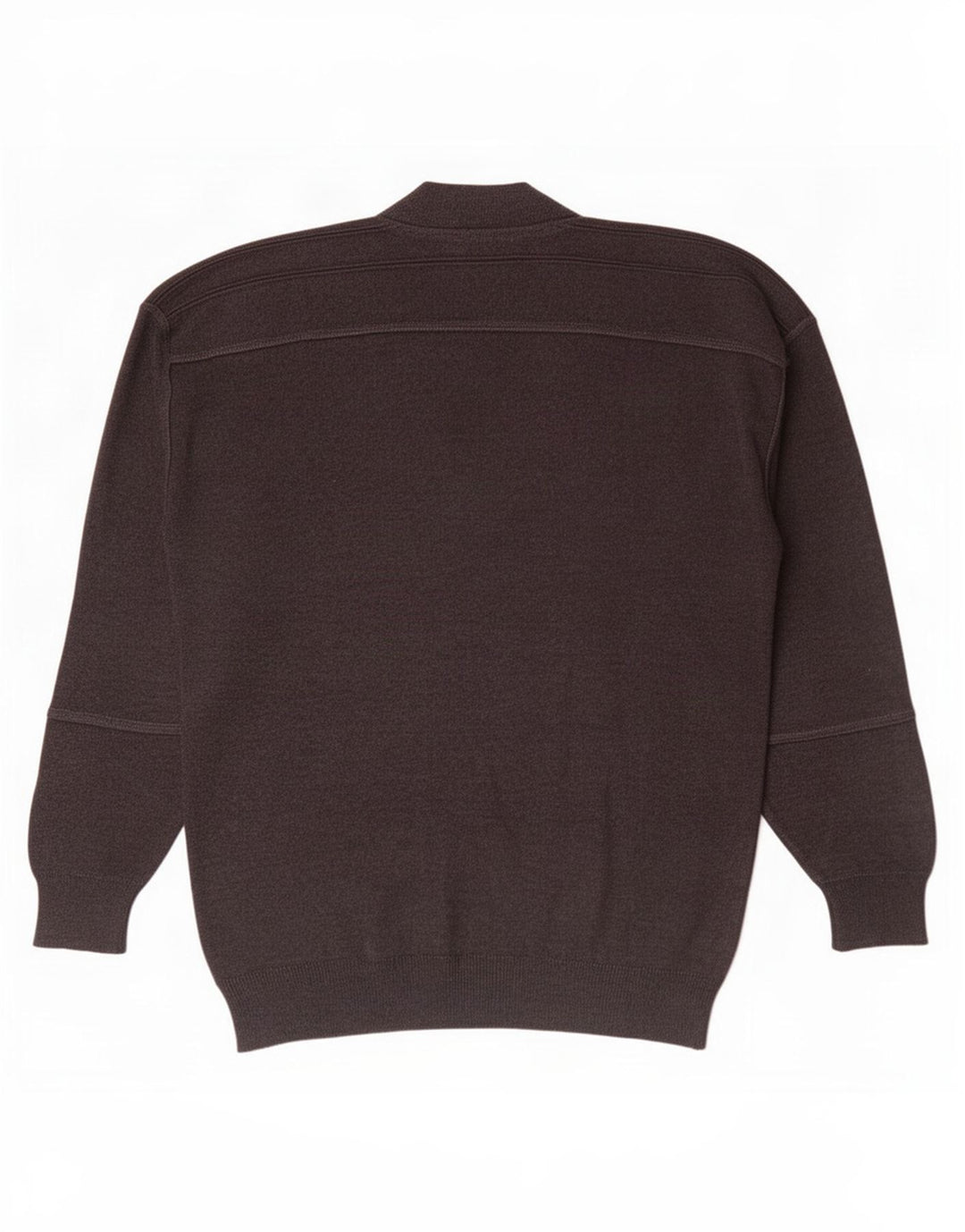 Il Granchio Herren-Pullover mit V-Ausschnitt, große graue Wolle