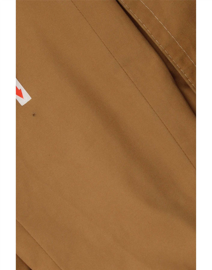 Vintage Herrenmantel UK 40 Große Beige Baumwolle
