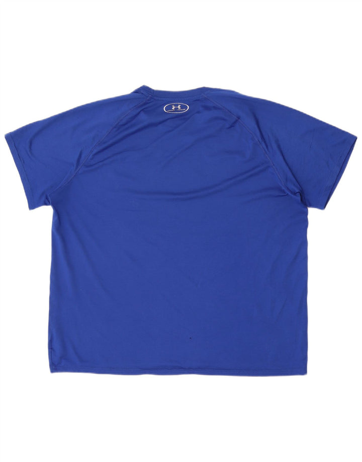 Under Armour Herren T-Shirt Top Large Blau Polyester