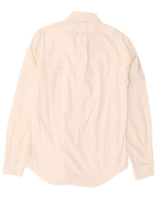 Polo Ralph Lauren Herren-Slim-Fit-Hemd aus mittelweißer Baumwolle