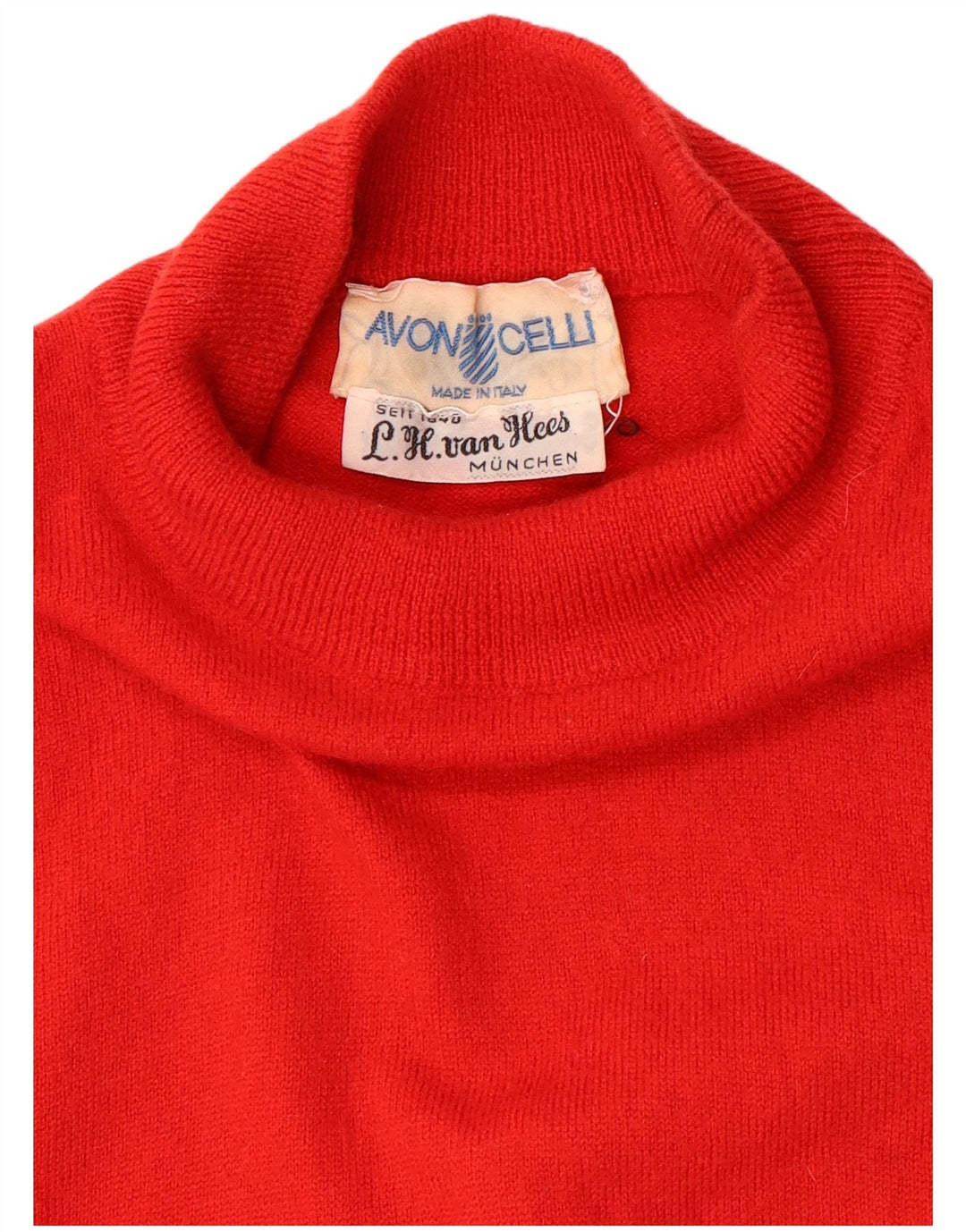 AVON CELLI Damen-Pullover mit Rollkragen, EU 40, mittelrote Wolle