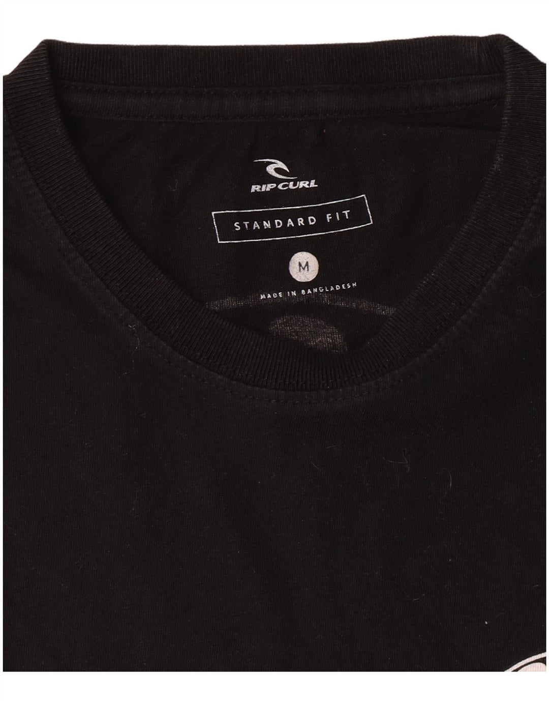 Rip Curl Herren Standard Fit Graphic T-Shirt Top Medium Schwarz