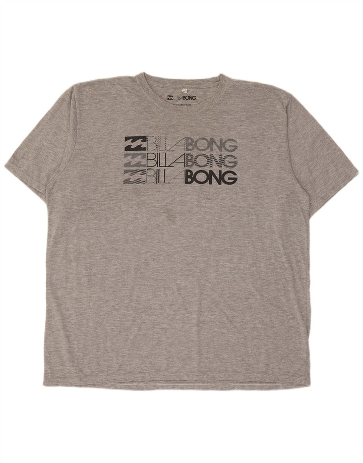 Billabong Herren Grafik T-Shirt Top XL Grau meliert