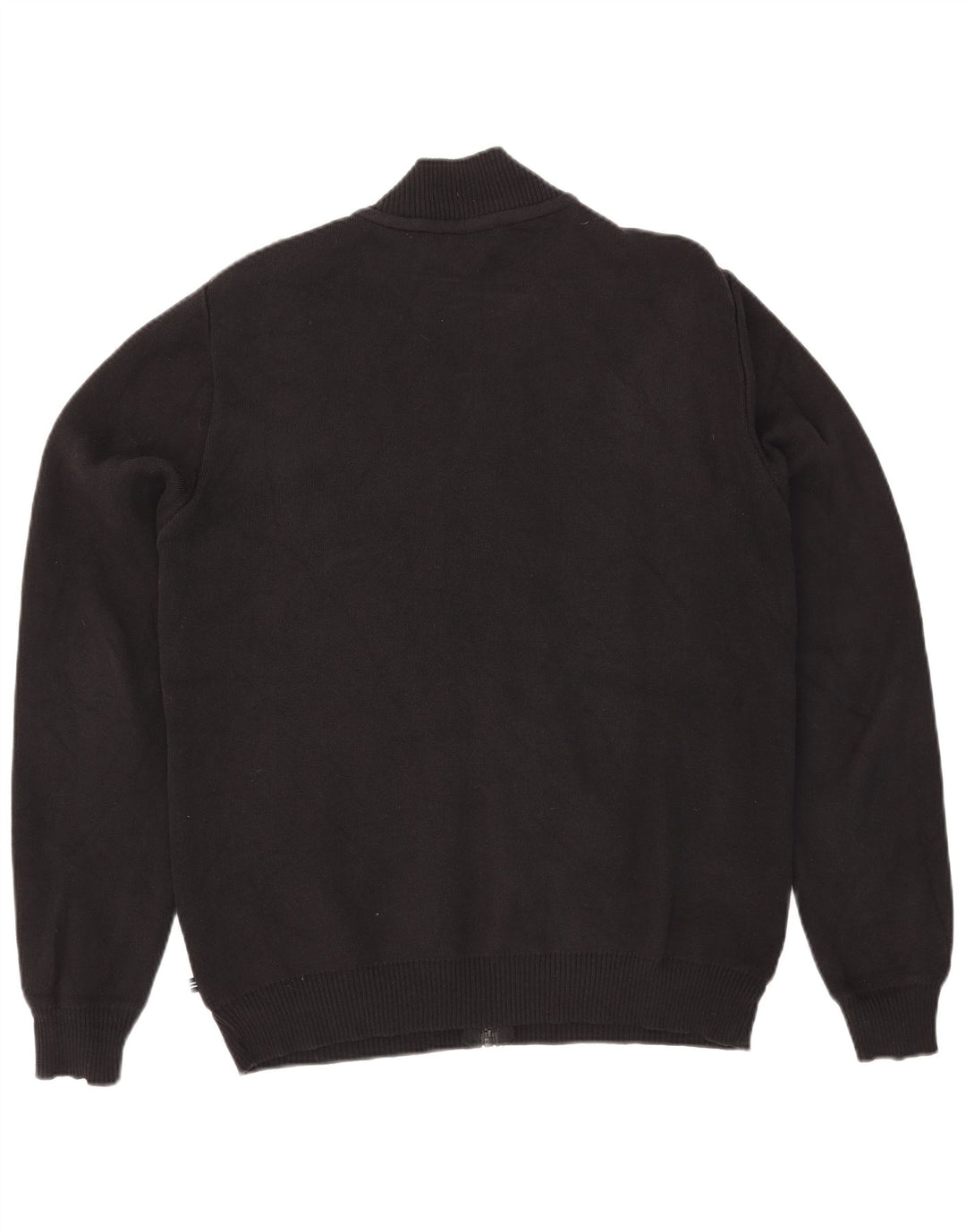 Nautica Herren-Strickjacke, groß, aus schwarzer Baumwolle