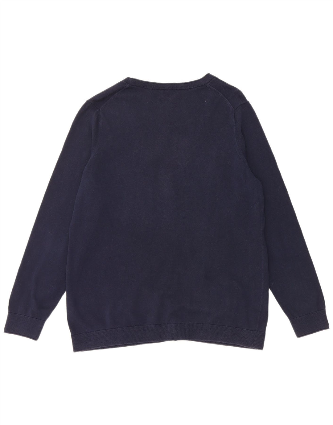 TOMMY HILFIGER Damen Strickjacke Pullover UK 18 XL Marineblau Baumwolle