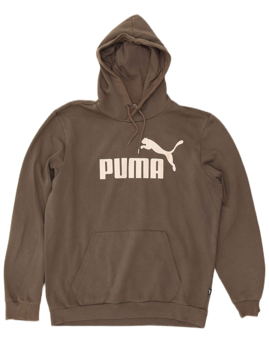 Puma Herren Graphic Hoodie Pullover mittelbraune Baumwolle