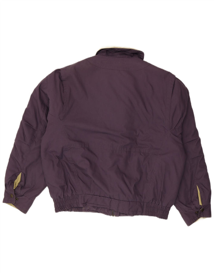 Umberto Rosetti Herren Wattierte Jacke UK 42 XL Lila Polyester