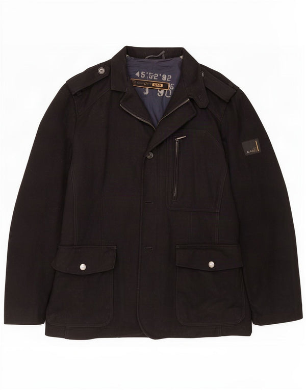 Gas Herren Militärjacke IT 54 2XL Schwarze Wolle