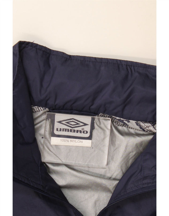 UMBRO Herren Regenjacke UK 40 Large Marineblaues Nylon