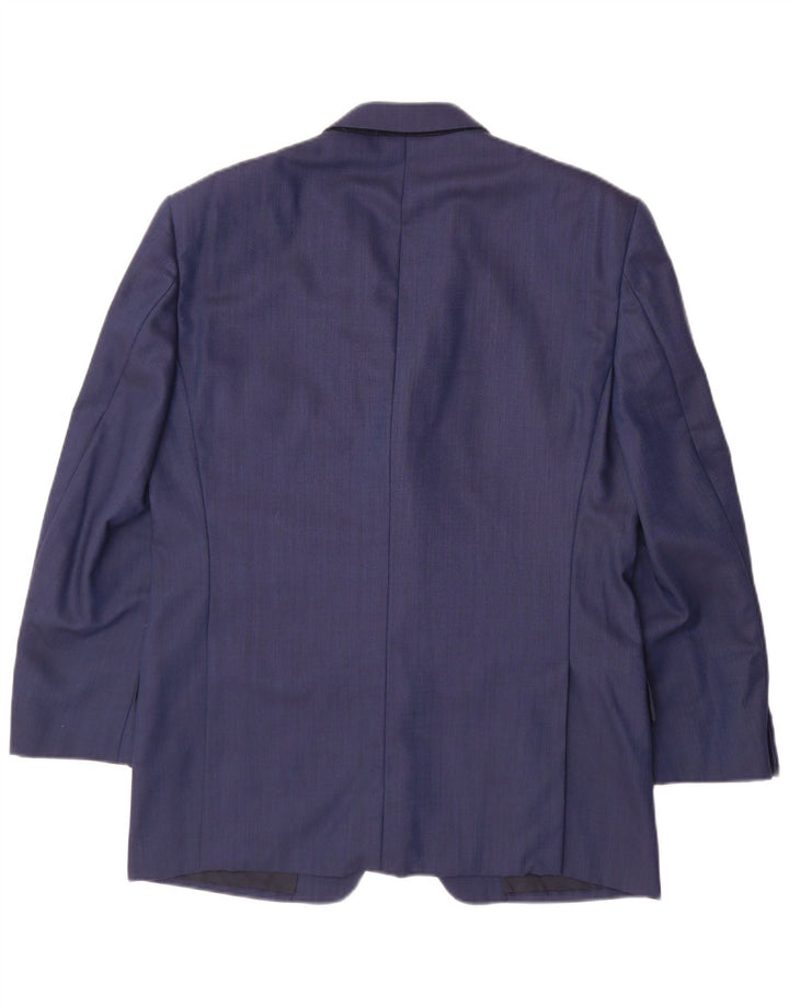 EMANUEL UNGARO Herren-Blazer mit 3 Knöpfen, IT 50, Größe L, Marineblau