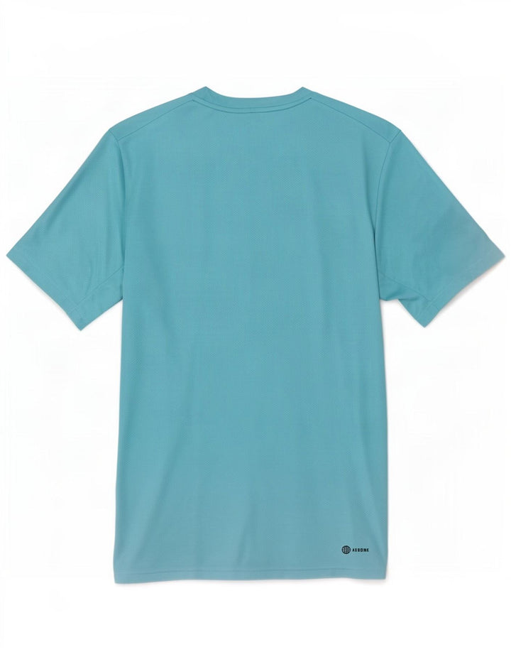 Adidas Herren T-Shirt Top Small Blau Polyester