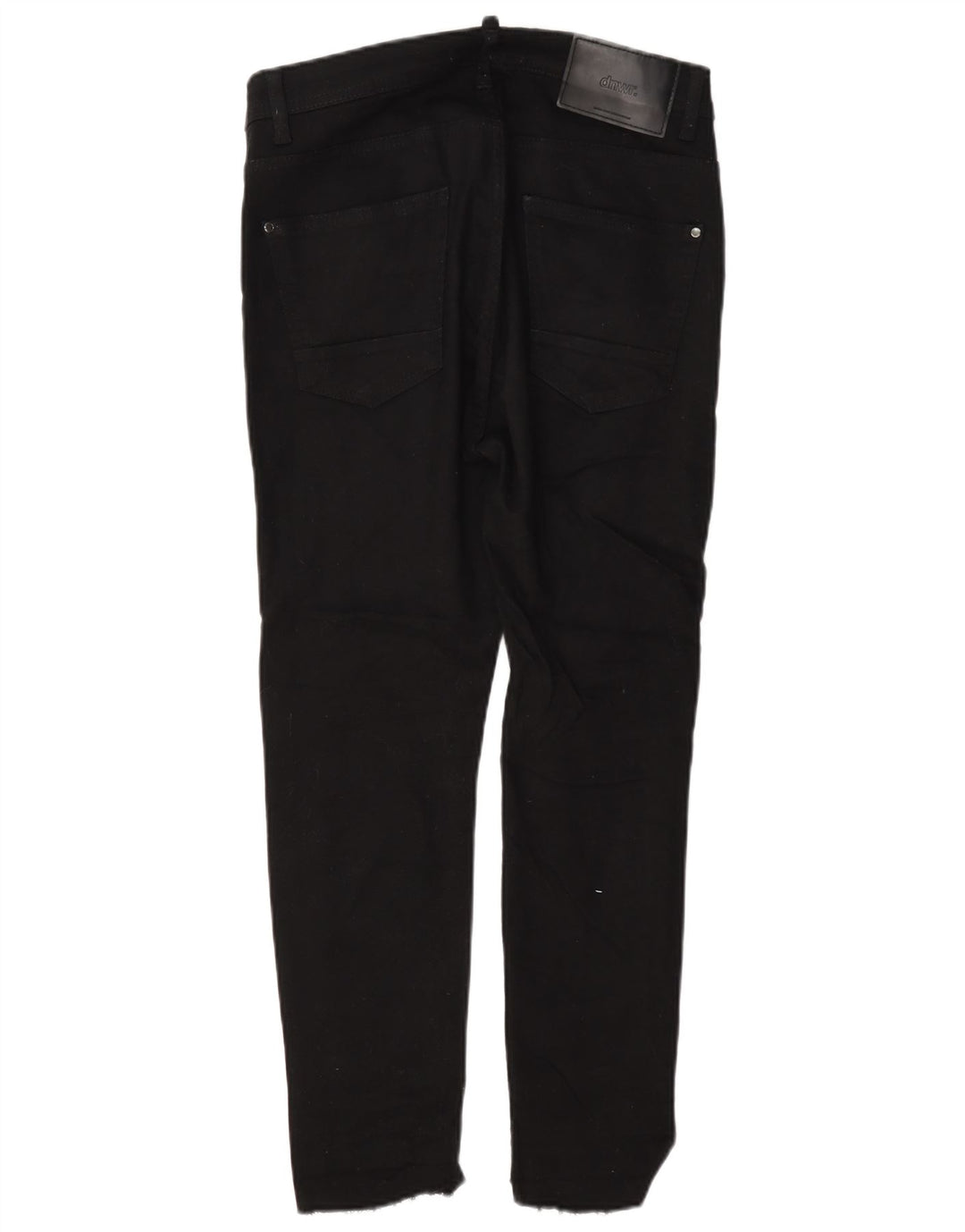 Zara Herren Slim Jeans EU 38 Small W30 L25 Schwarze Baumwolle