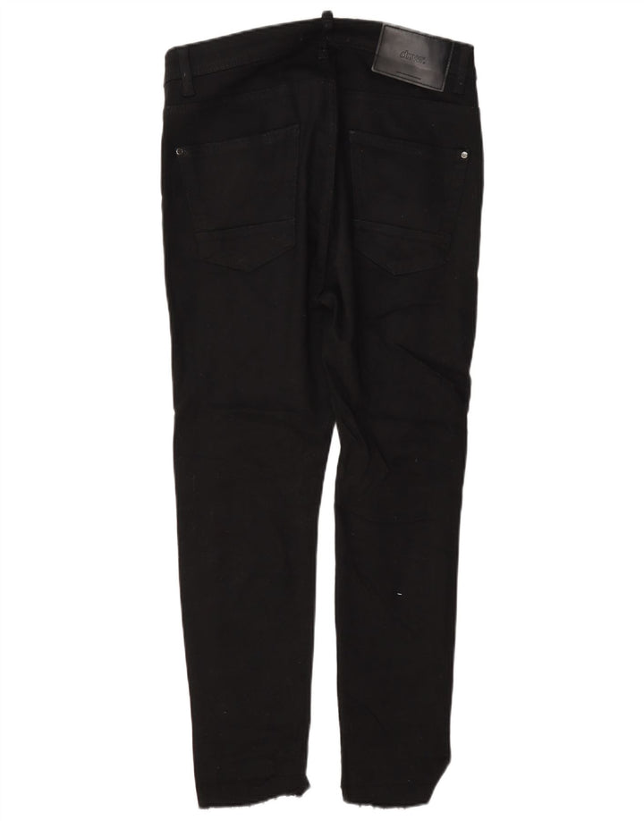 Zara Herren Slim Jeans EU 38 Small W30 L25 Schwarze Baumwolle