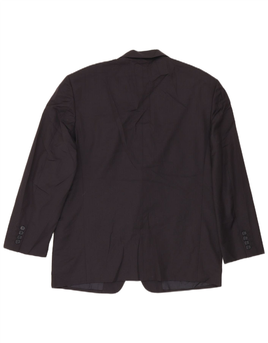 Marks & Spencer Herren 2-Knopf-Blazerjacke UK 42 XL Marineblaue Schurwolle