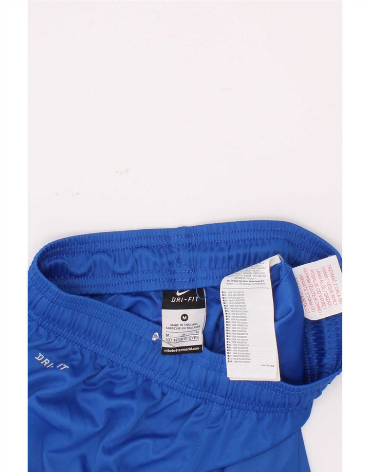 Nike Dri Fit Sportshorts für Jungen, 10–11 Jahre, mittelblaues Polyester