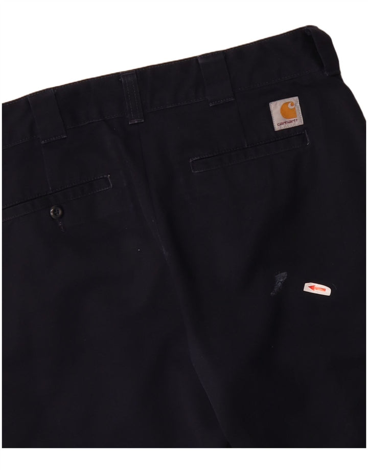 Carhartt Herren Wip Chino Shorts W30 Mittelmarineblaues Polyester