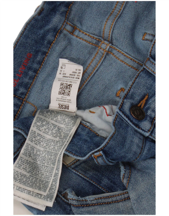 Diesel Herren Skinny Jeans W30 L32 Blaue Baumwolle