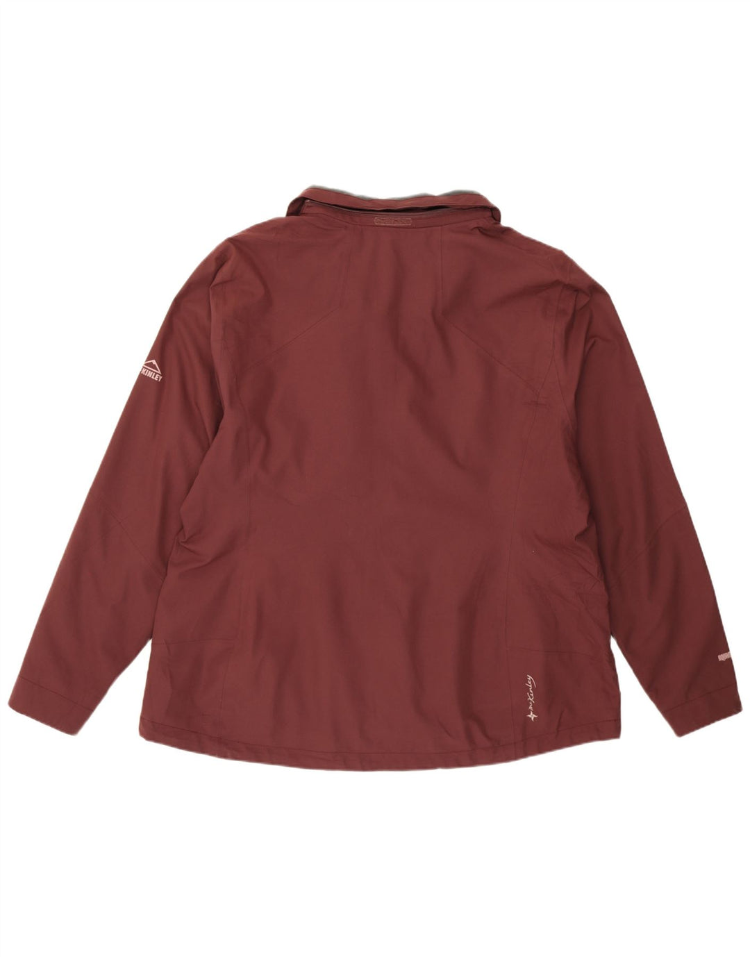 MC Kinley Damen Regenjacke UK 22 3XL Burgund Polyester