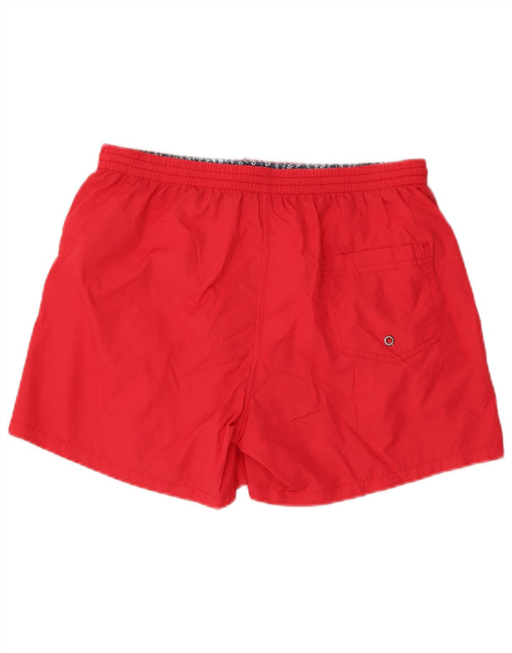 Zara Herren Badeshorts Mittelrot
