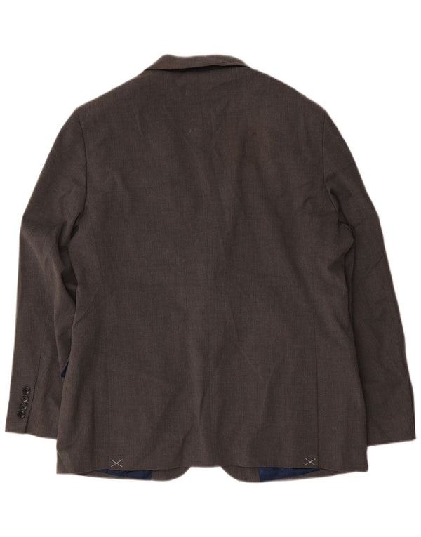 Nautica Herren-Blazer mit 2 Knöpfen, UK 44, 2XL, graues Polyester