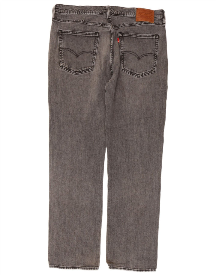 Levi's Herren 514 Straight Jeans W36 L32 Grau Baumwolle Classic