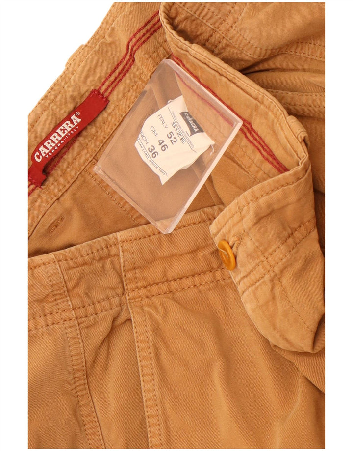 Carrera Herren Cargoshorts IT 52 XL W36 Braune Baumwolle