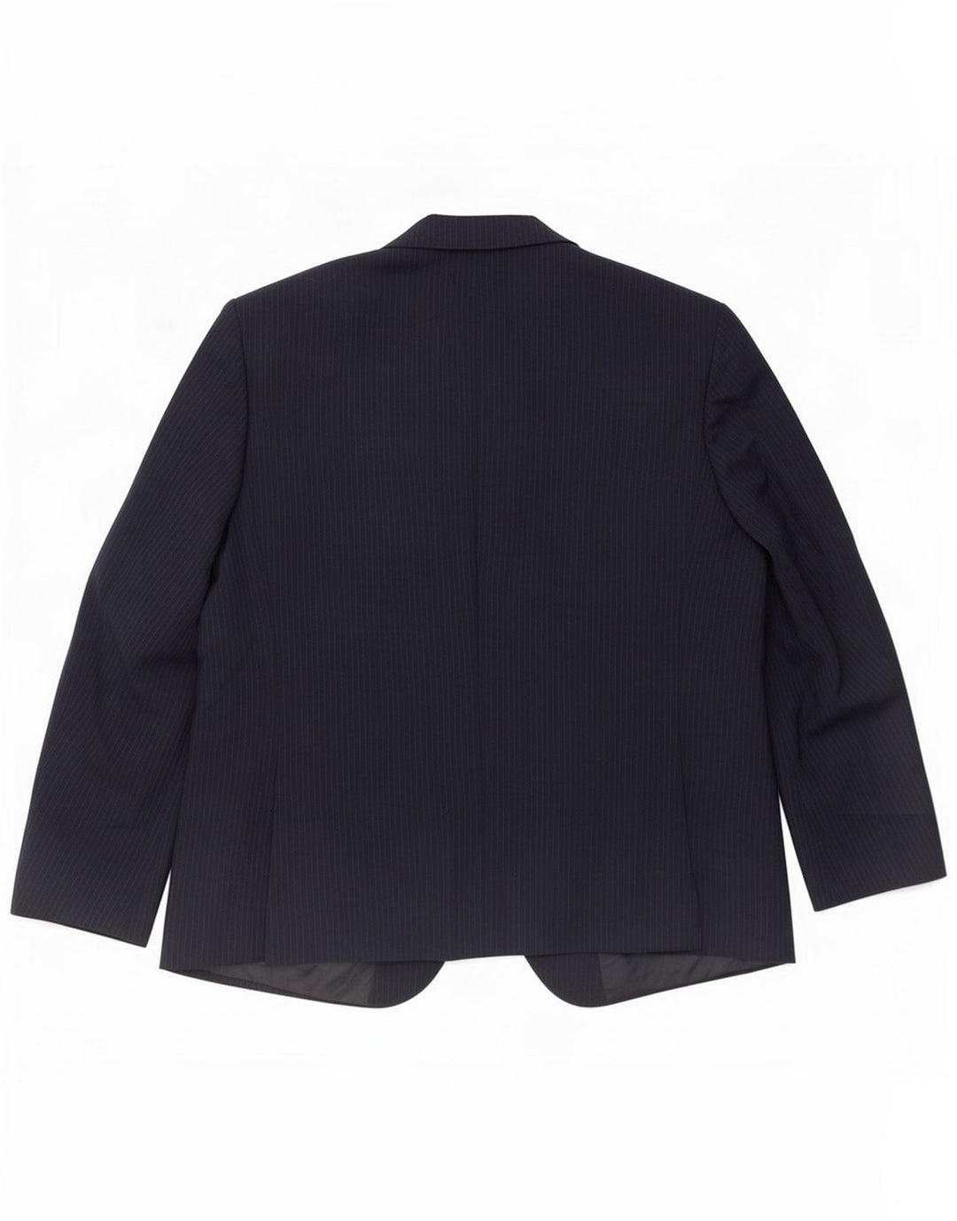 Marks & Spencer Herren Kurzblazer Jacke UK 46 3XL Marineblau Nadelstreifen
