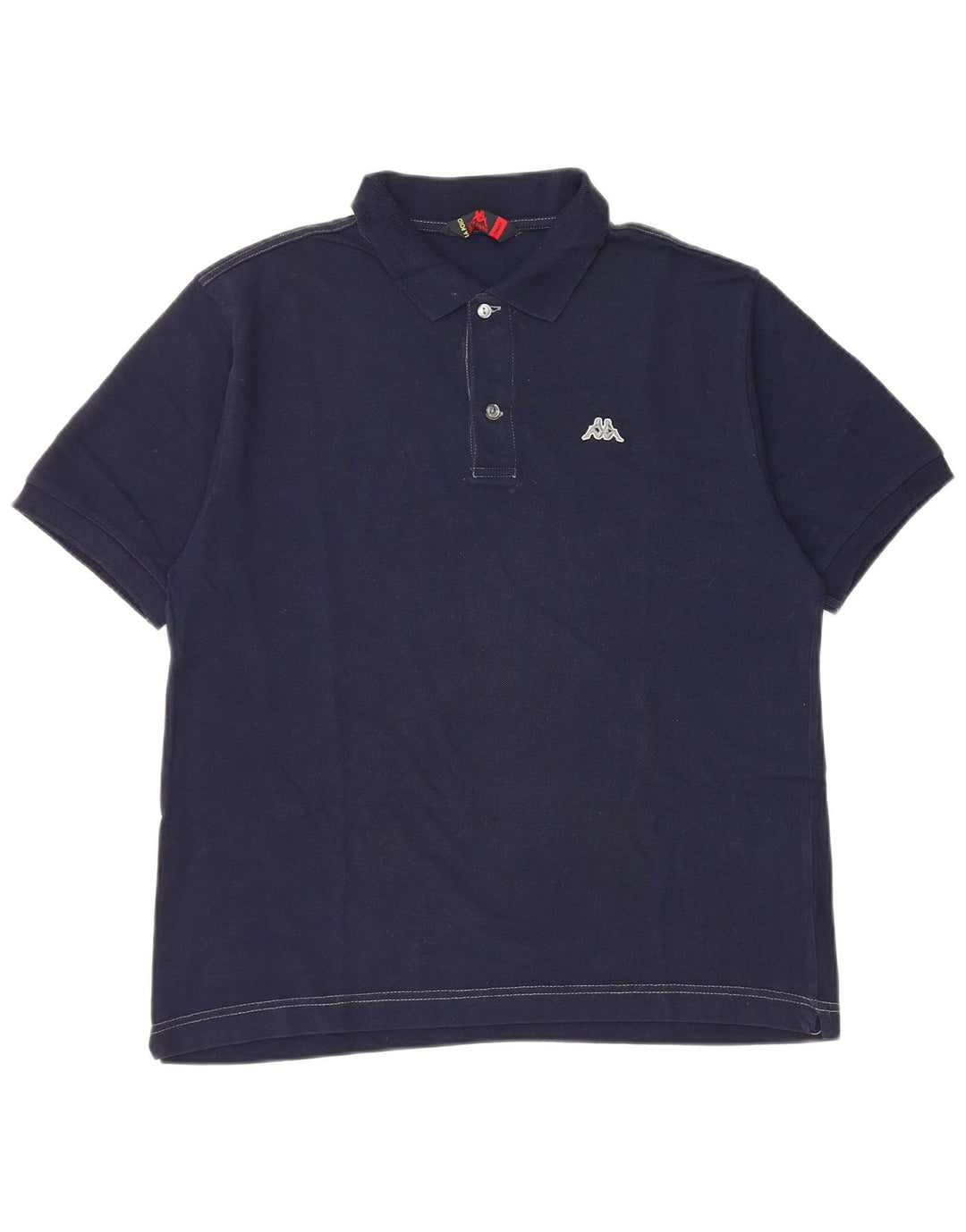Kappa Herren-Poloshirt, klein, marineblau, Baumwolle