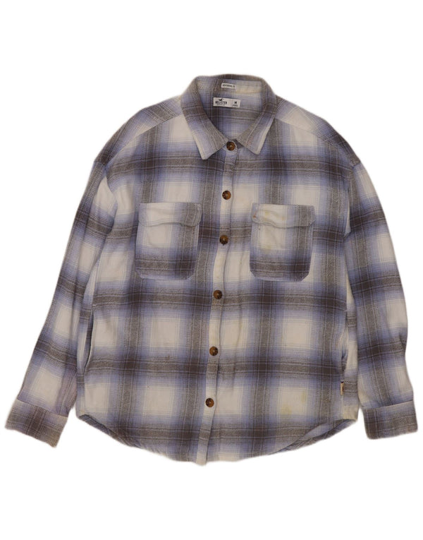 Hollister Boyfriend-Fit-Flanellhemd für Damen, mittelgroß, mehrfarbig, kariert