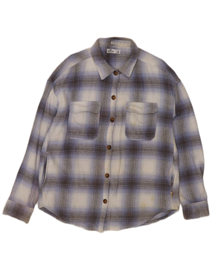 Hollister Boyfriend-Fit-Flanellhemd für Damen, mittelgroß, mehrfarbig, kariert